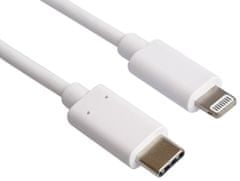PremiumCord kabel Lightning - USB-C, nabíjecí a datový kabel MFi pro Apple iPhone/iPad, 0,5m