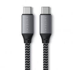USB-C to USB-C Short Cable 25cm, šedá