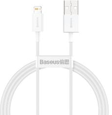 BASEUS kabel Superior Series USB-A - Lightning, rychlonabíjecí, 2.4A, 1m, bílá