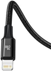 BASEUS nabíjecí / datový kabel 3v1 Rapid Series USB-C - USB-C / Lightning / USB-C, PD 20W, 1.5m,