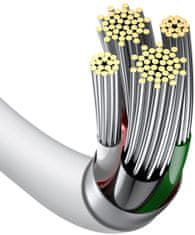 BASEUS kabel Superior Series USB-A - Lightning, rychlonabíjecí, 2.4A, 2m, bílá