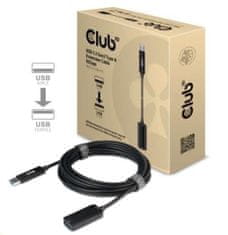 Club 3D prodlužovací kabel USB-A 3.2 Gen2, M/F, 10Gbps, 5m, černá