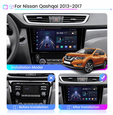 Junsun 2GB RAM Autorádio Nissan X-Trail 3 T32/Qashqai J11 2013-2017 Android rádio s GPS navigací, WIFI, USB, Bluetooth, 2din autorádio Nissan Qashqai, X-Trail T32 2013 2014 2015 2016 2017