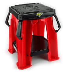 Skládací stolička Cycra pod motocykl (220kg) - červená