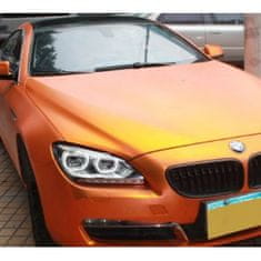 CWFoo Matná broušená oranžová wrap auto fólie na karoserii 152x50cm