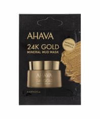 Ahava 6ml 24k gold mineral mud mask, pleťová maska