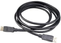 Akasa kabel DisplayPort, M/M, 8K@60Hz/4K@144Hz, 5m, černá
