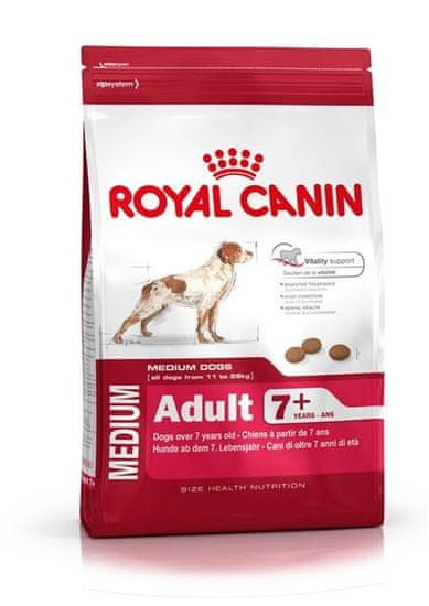 Royal Canin Medium Adult 7+ 15 kg granule pro psy středních plemen