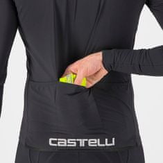 Castelli větrovka Squadra Stretch Jacket Electric Lime/Dark Gray žlutá XXL