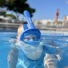 Agama Dětská celoobličejová maska na šnorchlování DORY od 4 let modrá