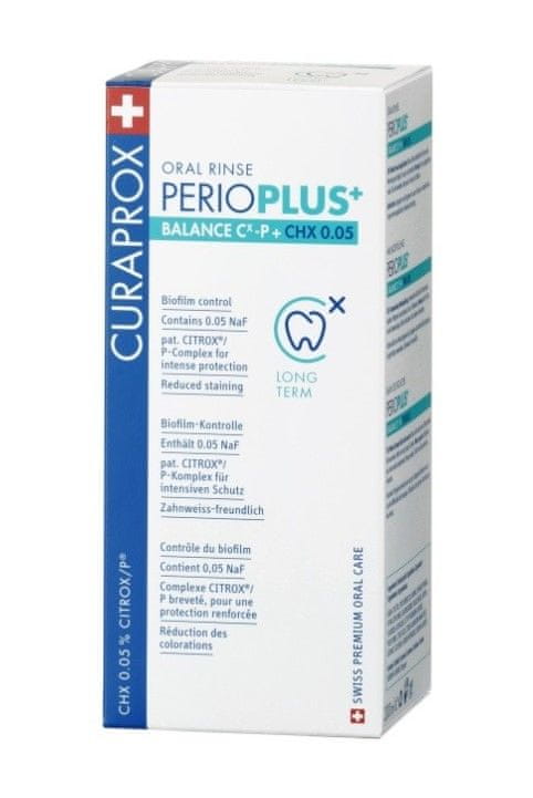 Levně Curaprox Perio PLUS+ CHX 0,05% 200ml ústní voda