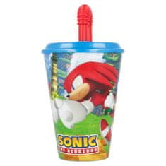 Alum online Kelímek plastový s brčkem 430ml - Sonic