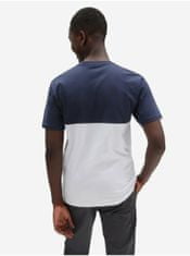 Vans Modro-bílé pánské tričko VANS Colorblock L