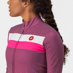 Castelli dámský cyklistický dres Volare LS Jersey růžová M