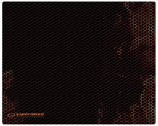 Esperanza Herní podložka pod myš EGP102R Gaming Flame Midi černá/oranžová