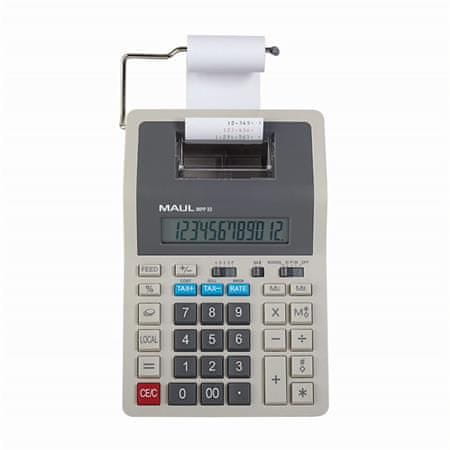 MAUL Kalkulačka "MPP 32", tisk, 12 číslic, s tiskárnou-2 barvy, 7272084