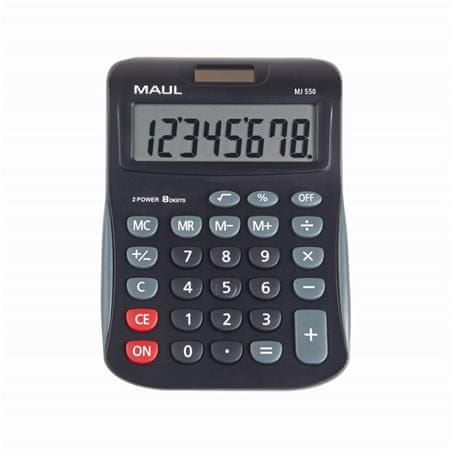 MAUL Kalkulačka "MJ 550", šedá-černá, stolní, 8 číslic, 7263490