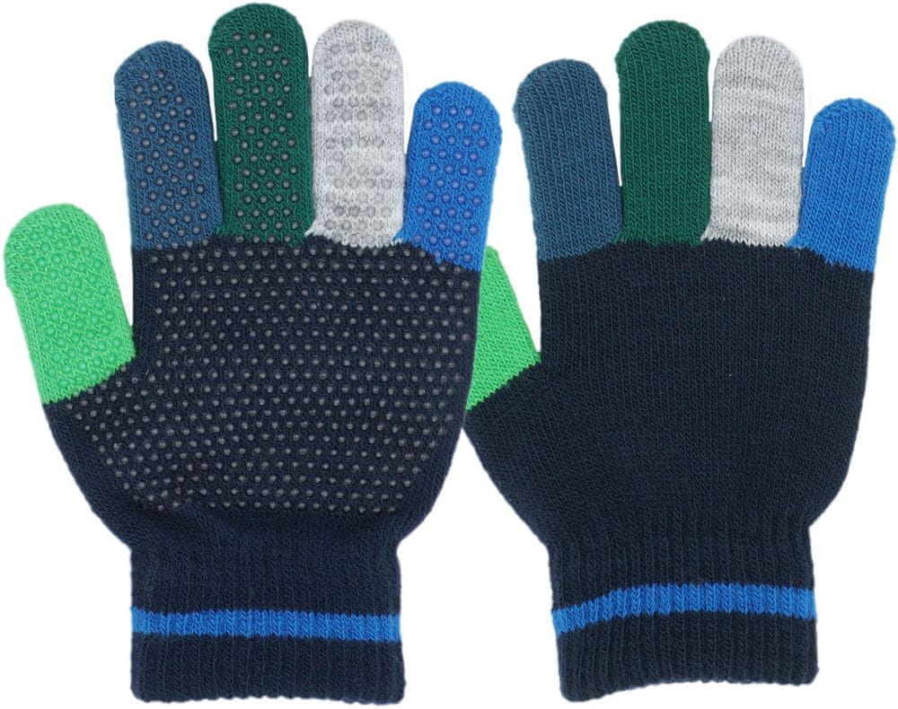 Levně Maximo chlapecké prstové rukavice 29173-861300 tmavě modrá 3