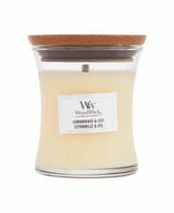 Woodwick 85g lemongrass & lily, vonná svíčka
