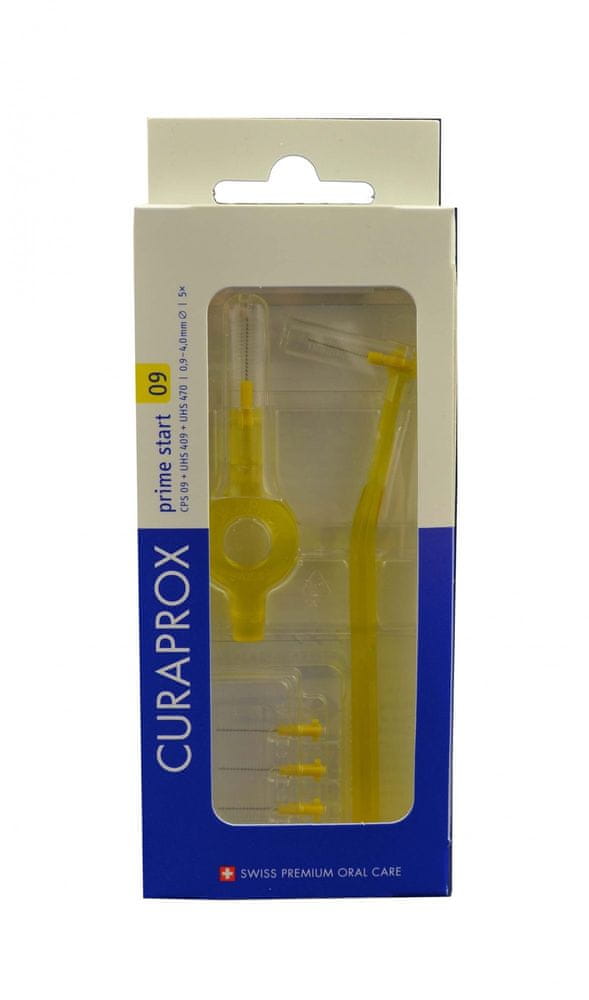 Curaprox Prime Start 09 - 4mm / Yellow 5ks + UHS 409 a UHS 470