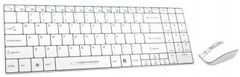 Esperanza Sada bezdrátové myš + klávesnice Liberty EK122W bílá