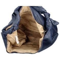 Coveri WORLD Stylová dámská koženková kabelka přes rameno Violka, modrá