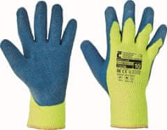 Cerva Group Zimní máčené latexové pracovní rukavice Nightjar, chladuodolné