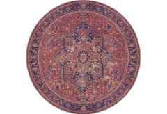 Conceptum Hypnose Kulatý koberec Blues Chenille 150 cm červený