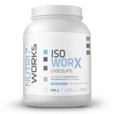NutriWorks Iso Worx Low Lactose 900 g - čokoláda 