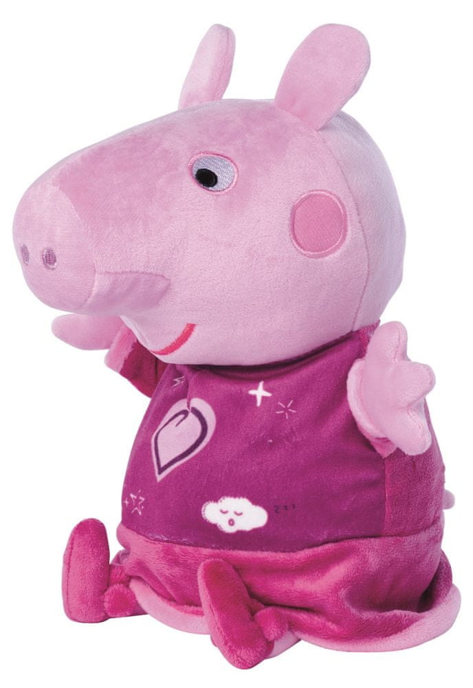 Simba Peppa Pig 2v1 plyšový usínáček, hrající, růžový