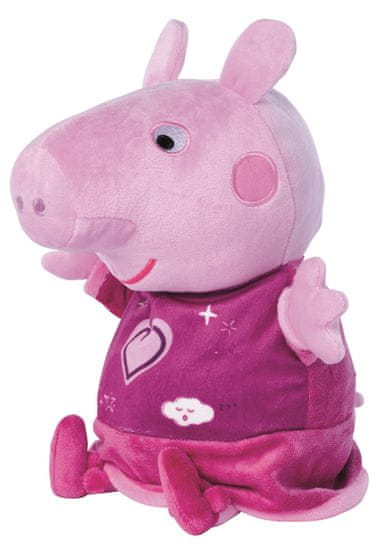 Simba Peppa Pig 2v1 plyšový uspáváček, hrající, růžový