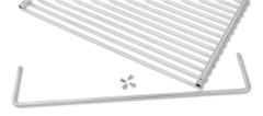 DEOS Nerezový rošt s nastavitelnou šířkou 50-60x45cm