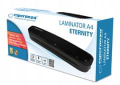 Esperanza Laminátor A4 Eternity EFL002 černá