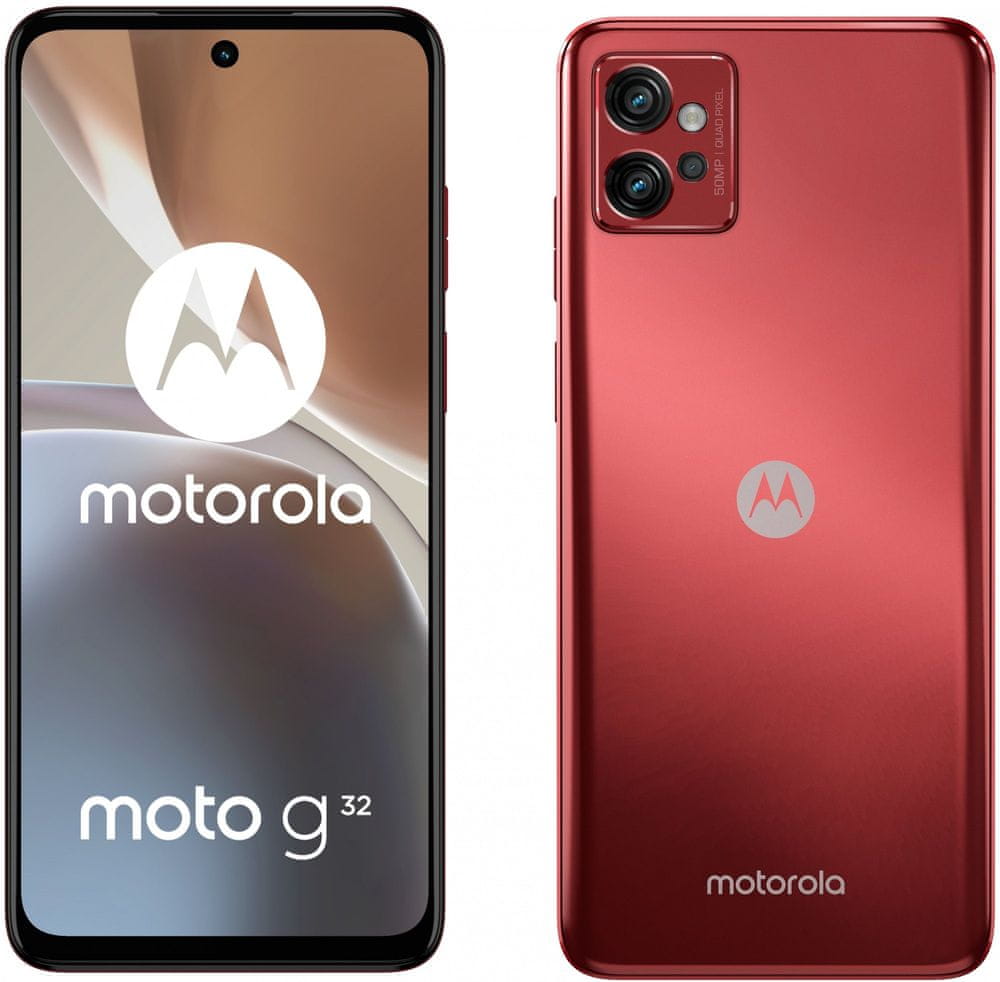 Levně Motorola Moto G32, 6GB/128GB, Satin Maroon