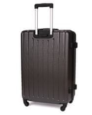 Solier Velký cestovní kufr XXL STL902 tmavě šedá