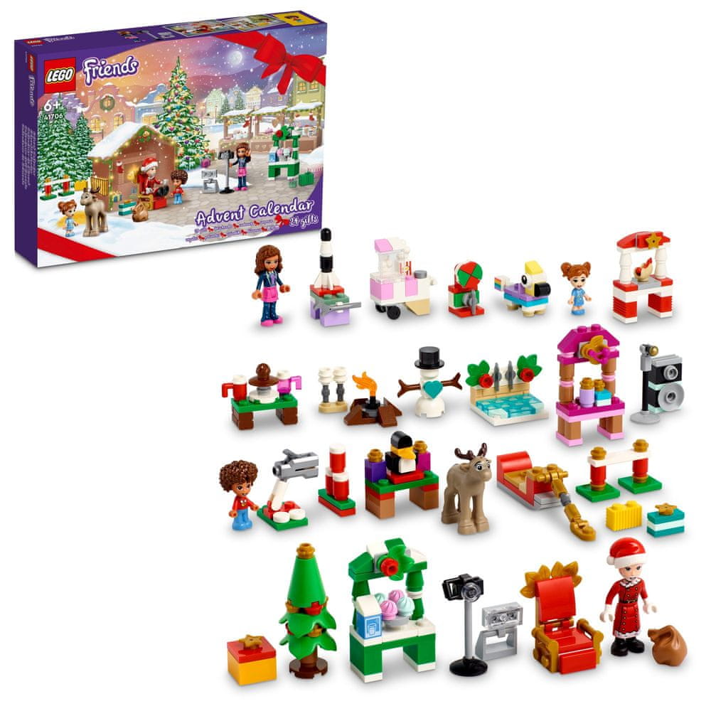 LEGO Friends 41706 Adventní kalendář - rozbaleno