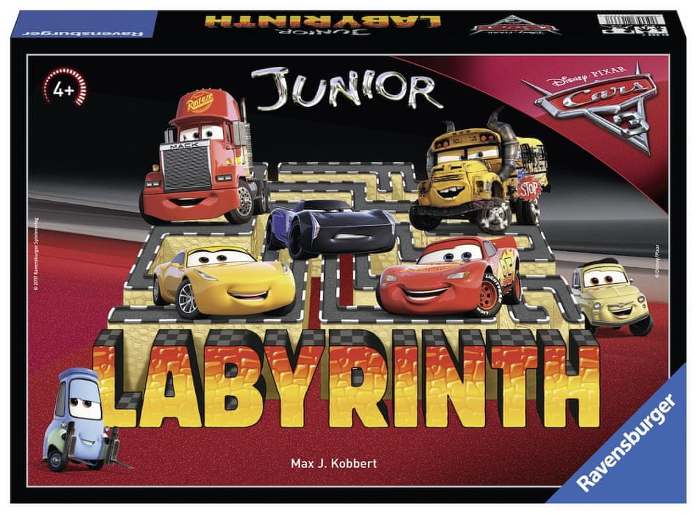 Ravensburger Disney Auta 3 - Labyrinth Junior