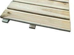 Dřevěná Terasové dlaždice 50x50x3,2 cm borovicový