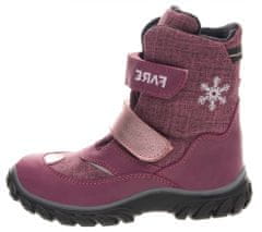 Fare dívčí nepromokavá outdoorová kotníčková obuv 848891 růžová 24