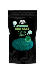 BISOU BISOU - Třpytivá mořská sůl do koupele - Minty Boom, 250 g