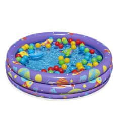 Bestway Dětský nafukovací bazén s míčky 102x25 cm Intergalactic