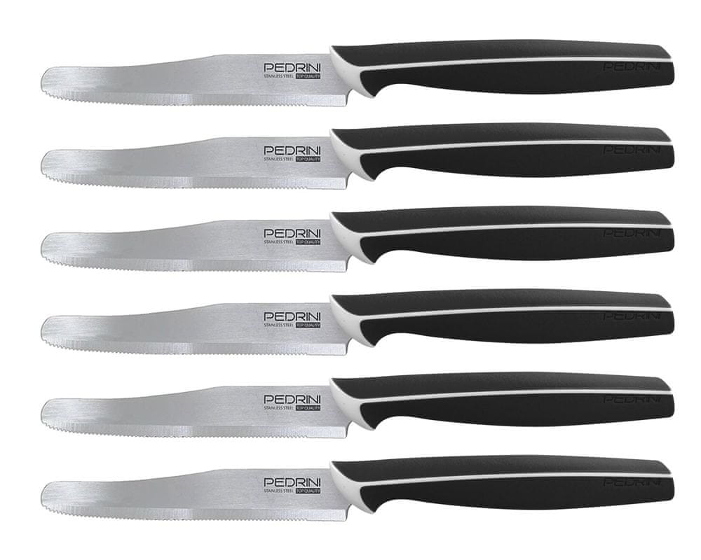 Pedrini Sada stolních nožů 6ks (4,1") - master line