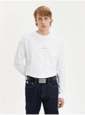 Calvin Klein Černý pánský kožený pásek Calvin Klein Jeans 95