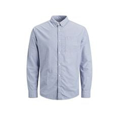 Jack&Jones Pánská košile JJEOXFORD Slim Fit 12182486 Cashmere Blue (Velikost XL)