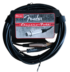 Fender Electro Voltage Hi-Z vysokoimpedanční mikrofonní kabel 6,1 m