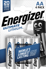 Energizer Baterie Energizer ULTIMATE LITHIUM AA 4ks
