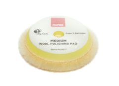 Rupes RUPES Yellow Wool Polishing Pad MEDIUM 80/100 mm - vlněný lešticí kotouč (střední)