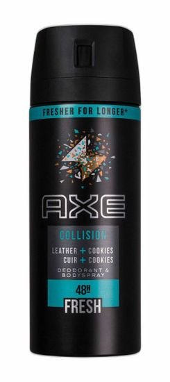 Axe 150ml collision leather+cookies, deodorant