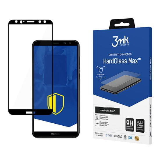3MK HardGlass Max - ochranné sklo pro Huawei Mate 10 Lite - Černá KP20986