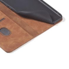 MG Magnet Fancy knížkové kožené pouzdro na Samsung Galaxy A53 5G, hnědé